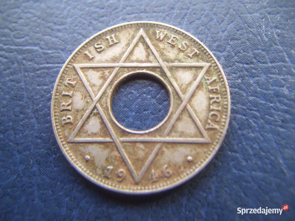 Stare monety 110 pens 1946 Afryka Zachodnia Numizmatyka Lesko