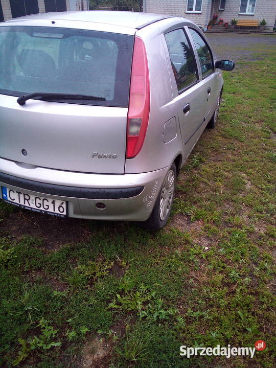 Fiat Punto 2 1 9d 60 klimatyzacja skórzana autoalarm Punto kujawsko-pomorskie Brąchnowo
