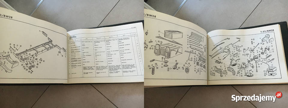 Katalog Części STAR BW 28 POLMO Oryginał PRL wielkopolskie Kalisz