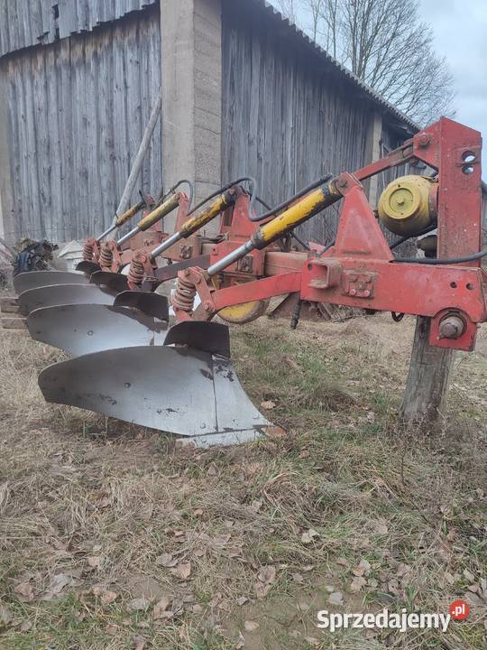 Pług Atlas Unia Grudziądz 4skibowy Vario Nowy Dwór