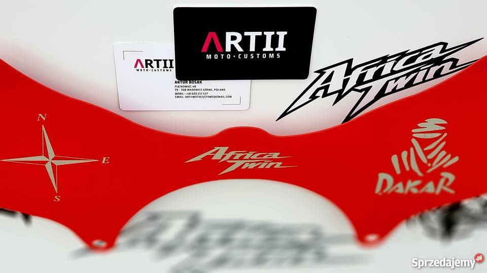 Forkshield METAL AfricaTwin ATS DGS KAD RED Piątkowiec sprzedam
