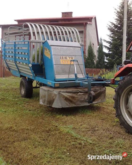 Ścinacz zielonek przyczepa samozbierająca z sprzedam