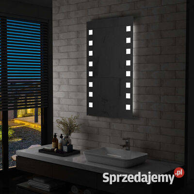 vidaXL Ścienne lustro łazienkowe z LED 60 x 100 Warszawa
