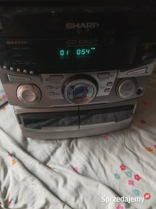 wieza sharp cdc607h radio cd kaseta