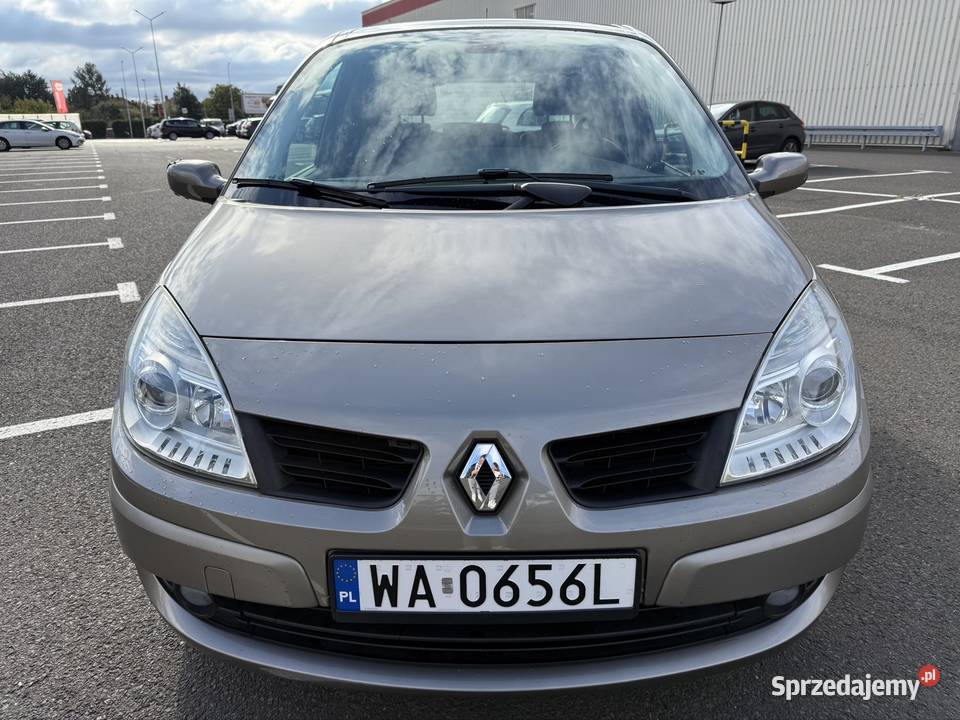 Renault Scenic 2008 20 Benzyna Panorama Hak elektrochrom. lusterka boczne Scenic mazowieckie