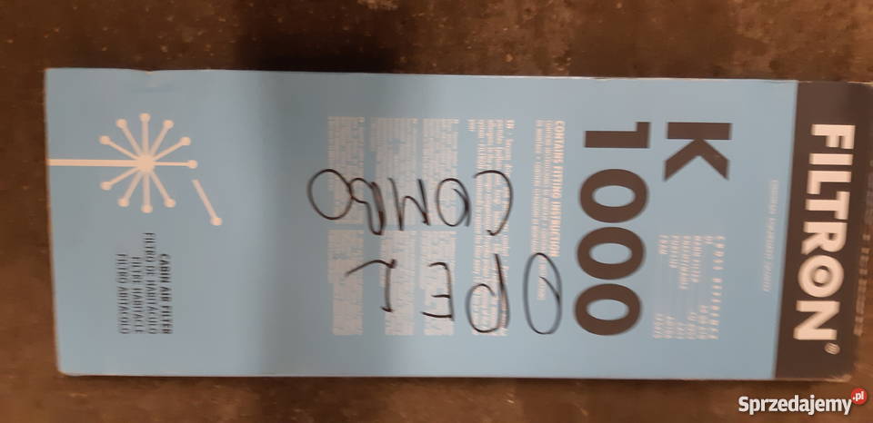 FILTR KABINOWY FILTRON K 1000 OPEL C0MBO dostawcze