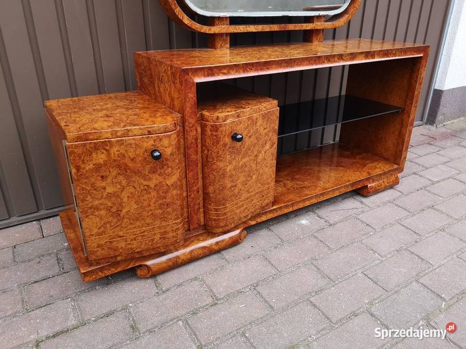 Toaletka Art Deco Politura OrzechUnikat Stara Swarzędz