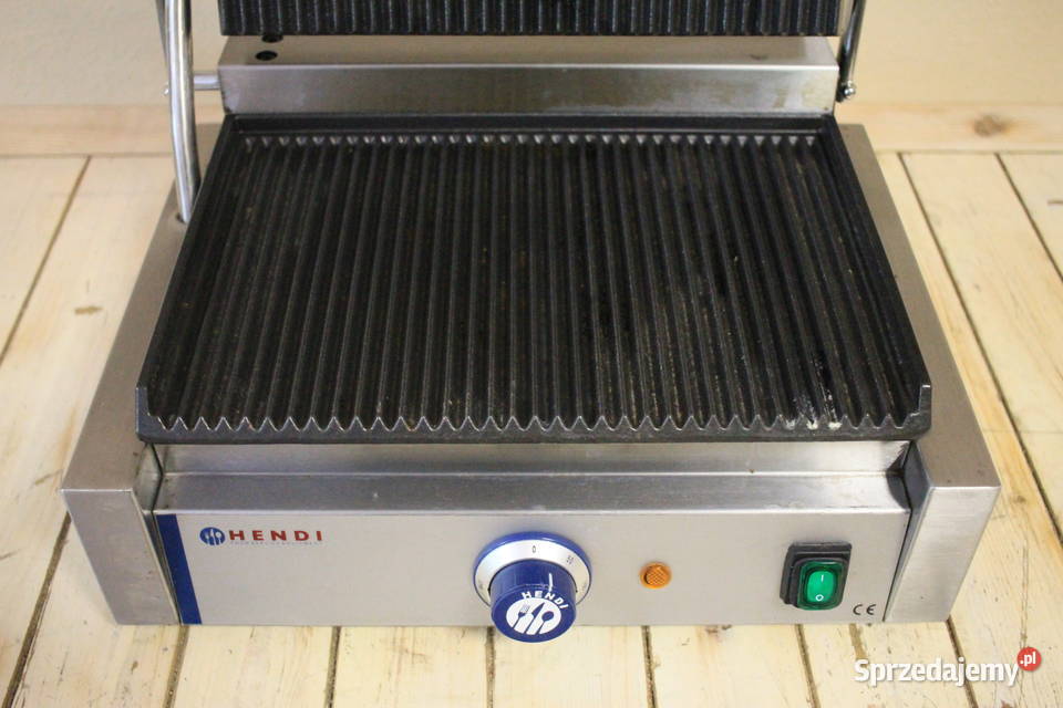 Grill kontaktowy PANINI ryflowany Hendi 263655 śląskie Pszczyna