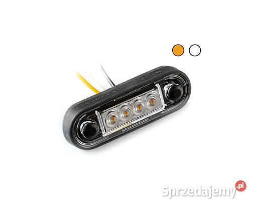 Lampa obrysowa LED 1236V białożółta z podkładką Lampy obrysowe Godzianów