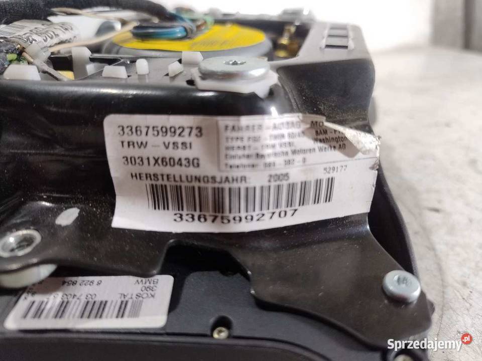 AIRBAG PODUSZKA POWIETRZNA KIEROWCY BMW E39