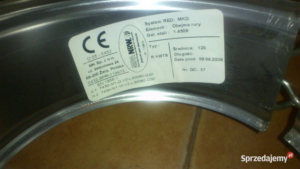 obejma kominowa szeroka Systemy kominowe Łódź