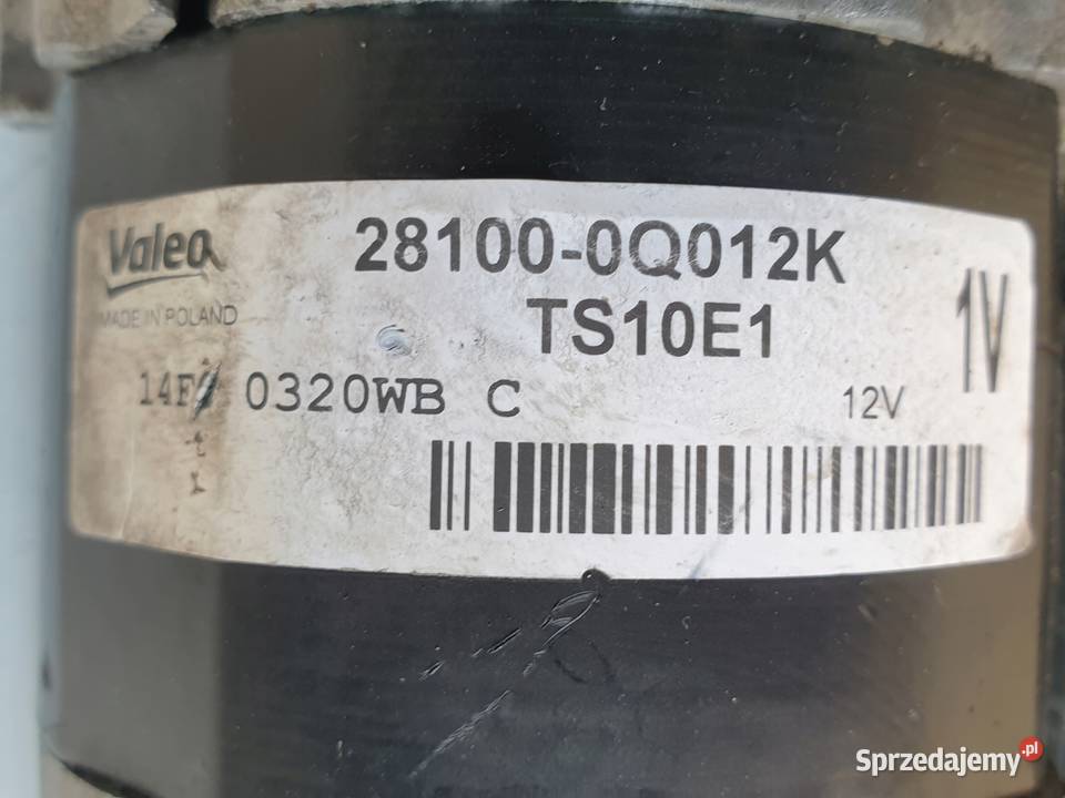 Toyota Aygo 10 B ROZRUSZNIK valeo 281000Q012K osobowe lubelskie
