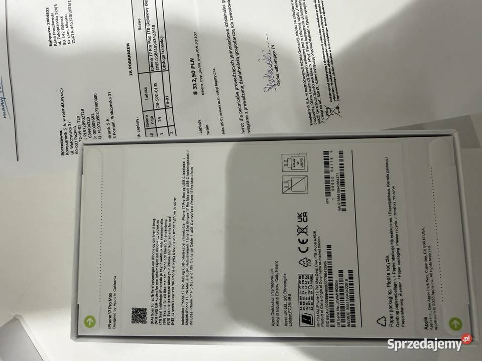 Iphone 17 Pro 1TB FAKE w środku IOS 11 Pozostałe Warszawa