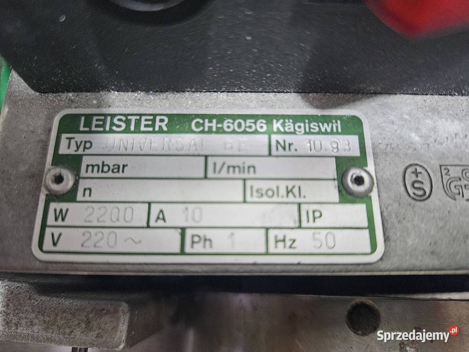 Leister Universal 6E automat piesek Jastrzębie-Zdrój sprzedam