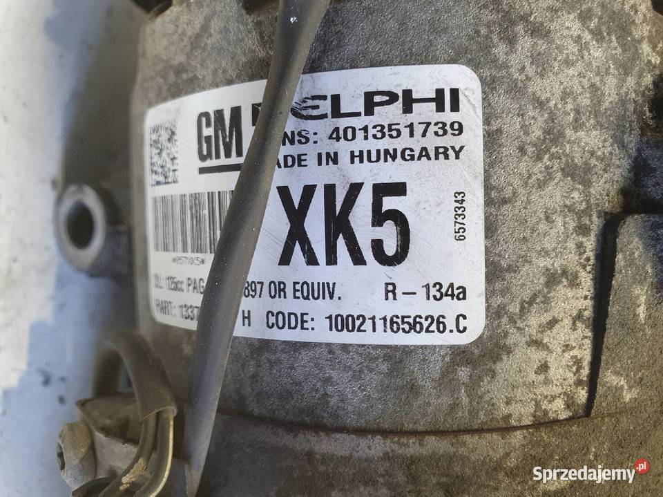SPRĘŻARKA KLIMATYZACJI Opel Astra III H 17 CDTI lubelskie Rudka