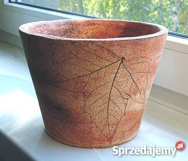 Ceramiczna donica ogrodowa 25 x 25 mrozoodporna Jelenia Góra