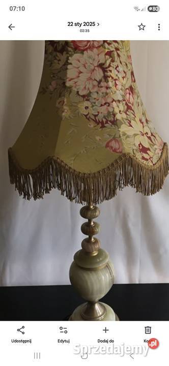 Lampa z onyksu sprzedam