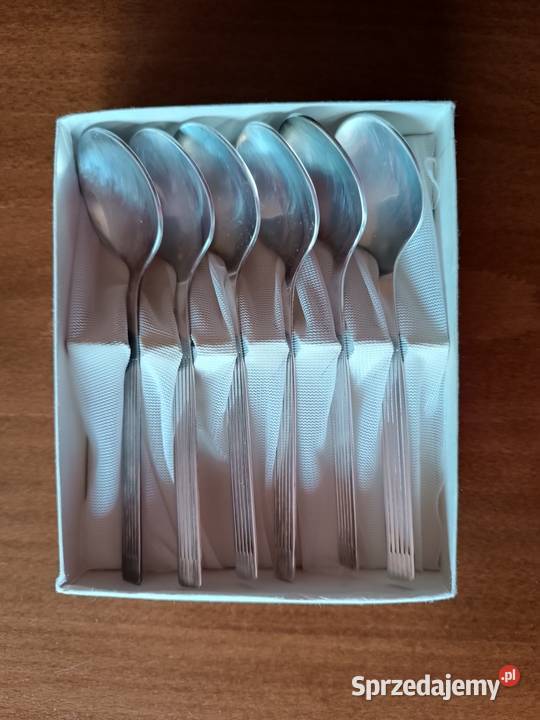 6 x łyżeczki posrebrzane do herbaty VINTAGE PRL