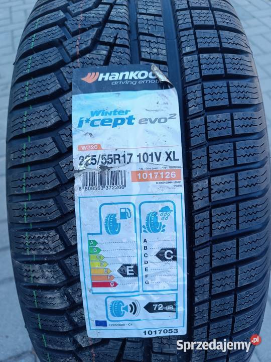 Nowa Opona Hankook 225 55 R17 101V XL winter małopolskie