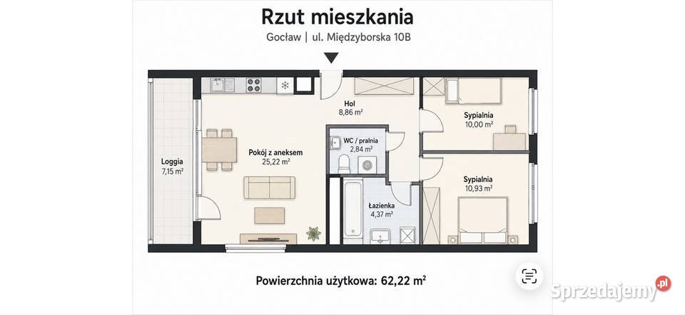 Gocław Warszawa Międzyborska 10B bezpośrednio balkon Nieruchomości