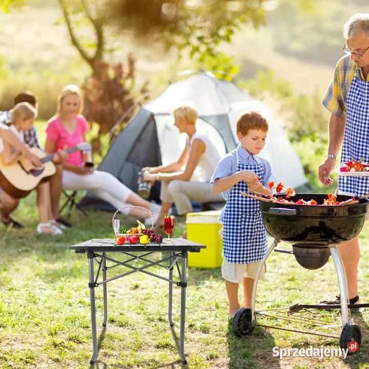 Qisiewell camping stolik przenośny beżowy sprzedam