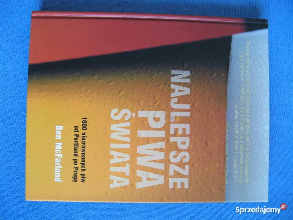 Ben McFarland Najlepsze piwa świata twarda Poznań