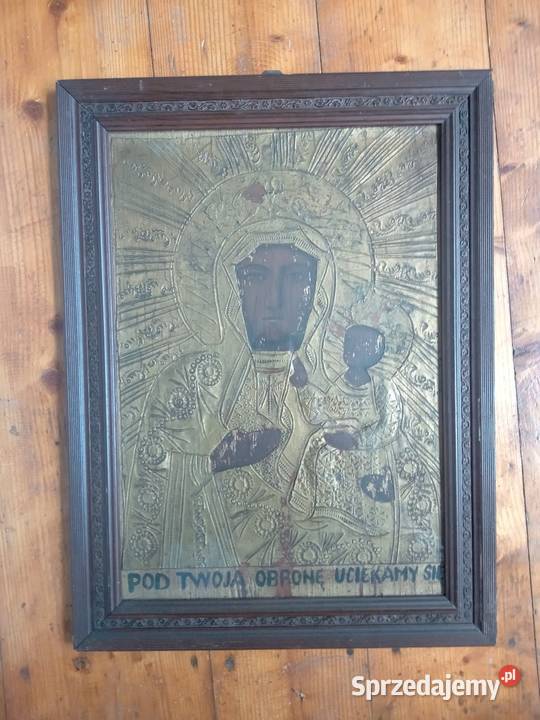 Stary obraz MB Czestochowska Gdów