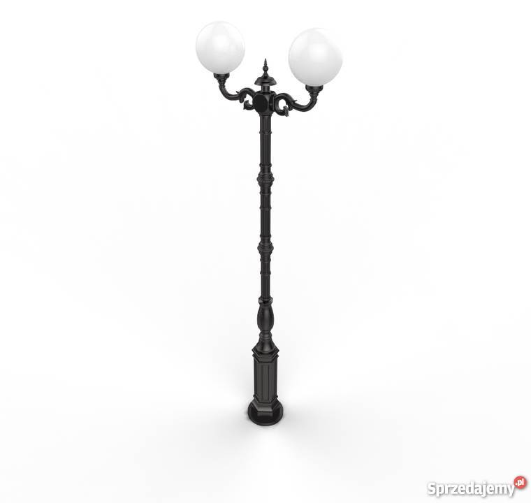 LAMPA ŻELIWNA ULICZNA LATARNIA TARAS OŚWIETLENIE warmińsko-mazurskie Gołdap