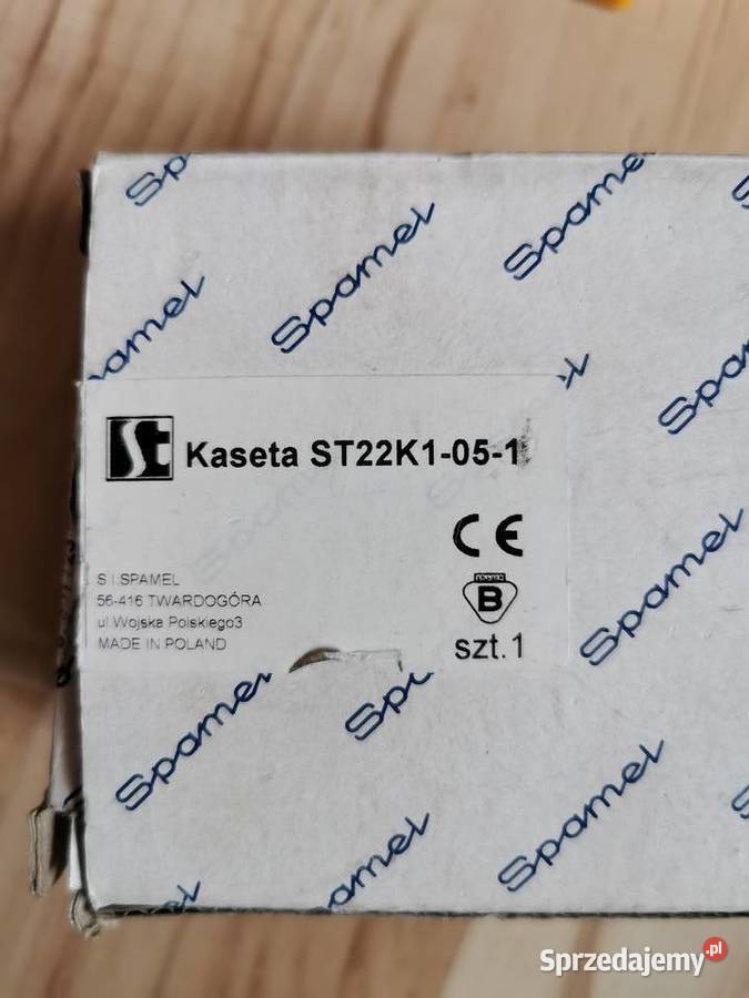 Kaseta z przyciskiem bezpieczeństwa obrót 1R Kiełczów