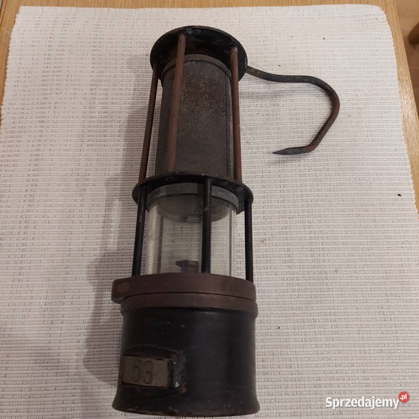 Stara lampa górnicza Oryginał śląskie Tychy sprzedam