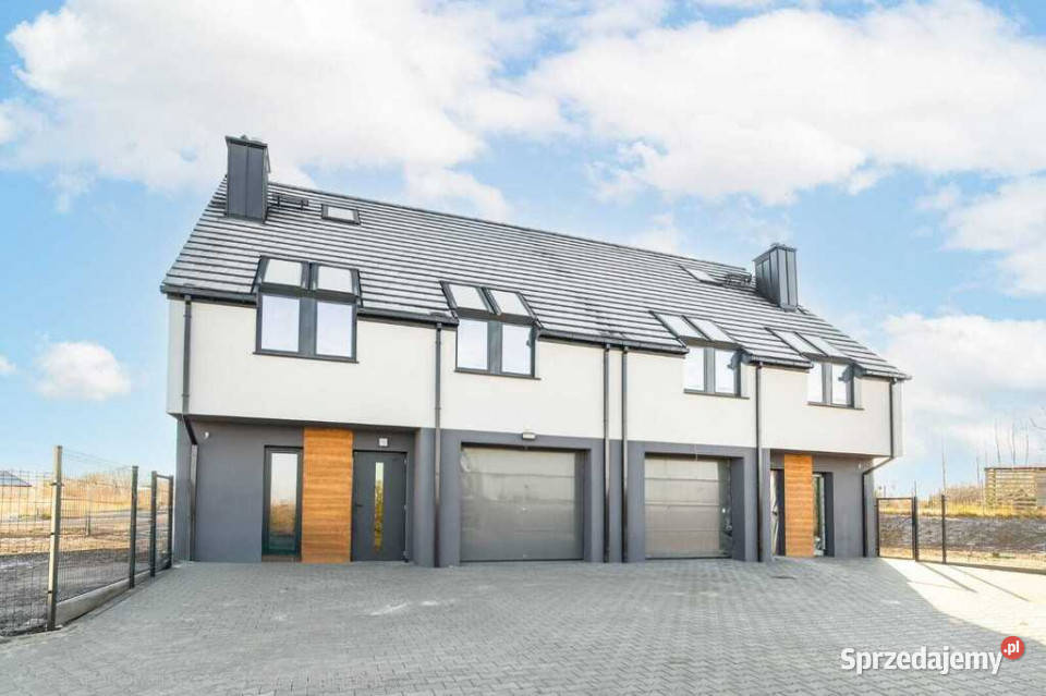 Nowoczesny Dom z garażem 130 m2 30 m2 poddasza Szczecin