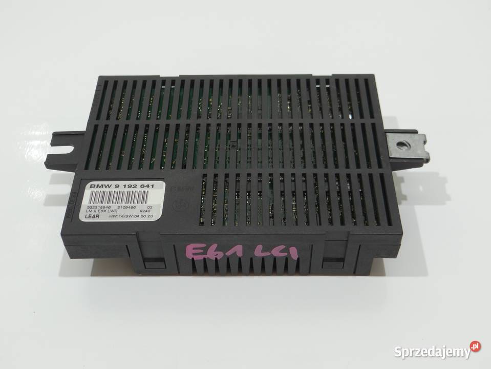 MODUŁ STEROWNIK ŚWIATEŁ BMW E60 E61 9192641 Strzyżewice
