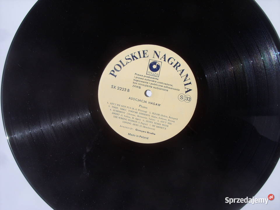 Jazz ASOCJACJA HAGAW PLEASE MUZA SX 2223 1986 Wołów