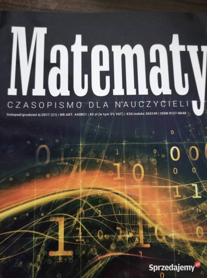 Matematyka Czasopismo nauczycieli Łódź sprzedam