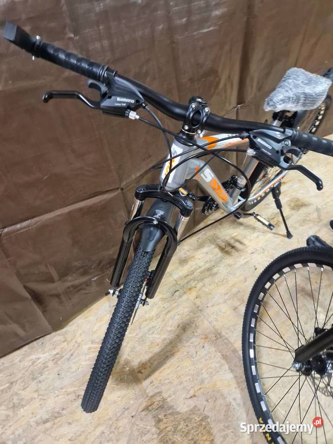 Rower MTB SMQI 26 Shimano Amortyzator Czerwony Górskie, MTB Głogowa