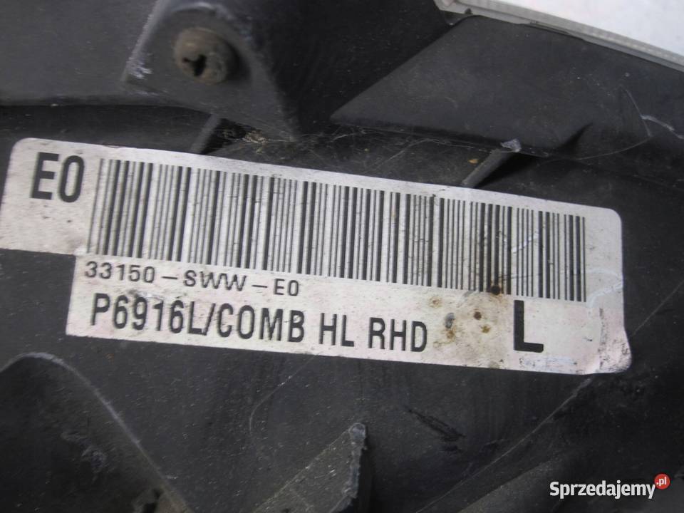 HONDA CRV III 08r lampa lewa przód ANGLIK świętokrzyskie Kielce