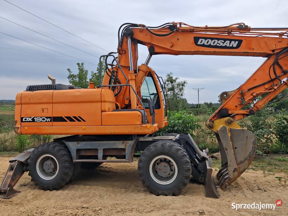 Doosan Dx190 w koparka kolowa sprzedam Wasilków