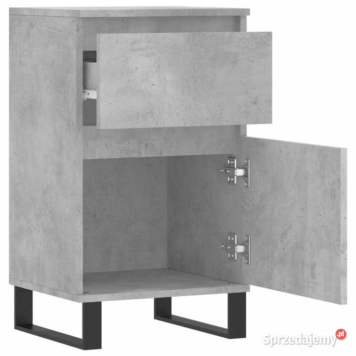Komoda szarość betonu 40x35x70 materiał Warszawa