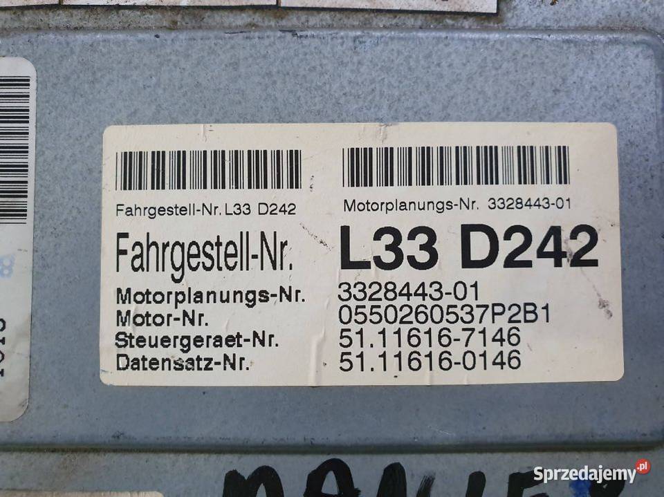 KOMPUTER SILNIKA ECU MAN L2000 0281010347