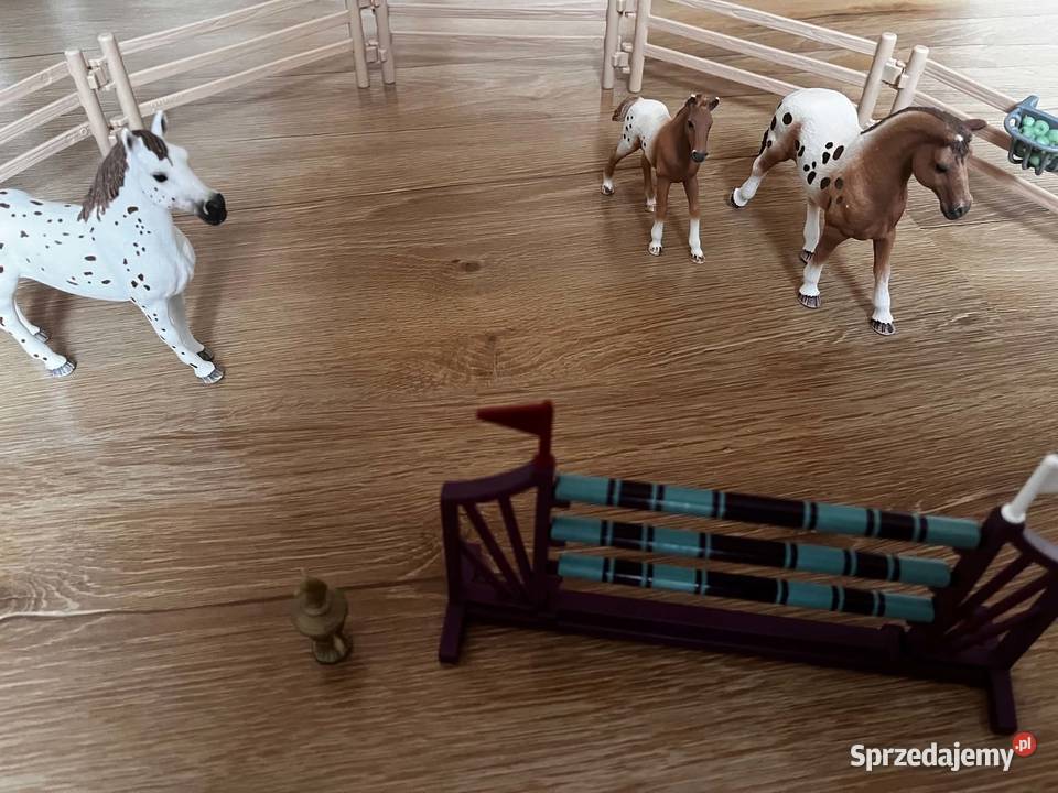 zagroda konie Schleich komplet Sandomierz