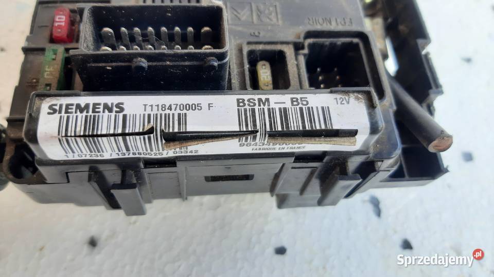 moduł bsmb5 bsm b5 citroen c5 I 1 22 hdi Skrzynki bezpieczników