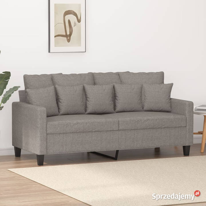 Sofa 2osobowa kolor taupe 140 tapicerowana
