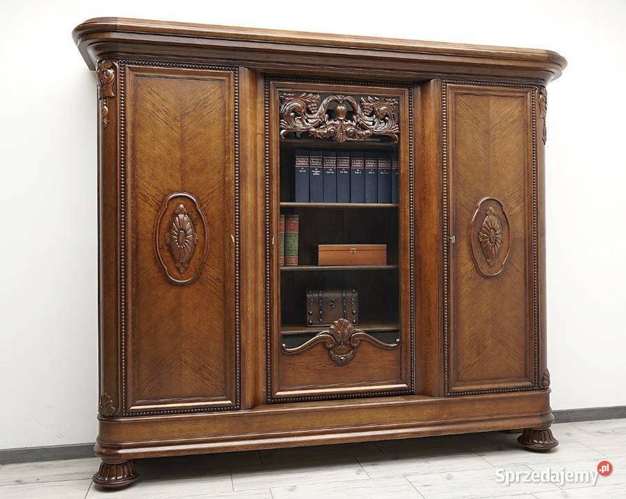 Antyk biblioteka z lat 20tych renowacji Jerka
