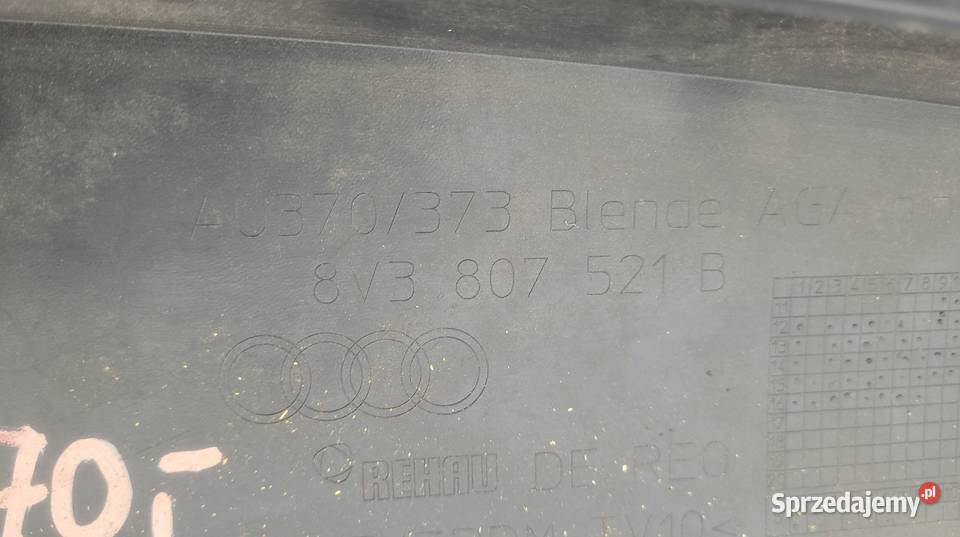 AUDI A3 8V SPOJLER DYFUZOR ZDERZAKA TYŁ Ruda Śląska