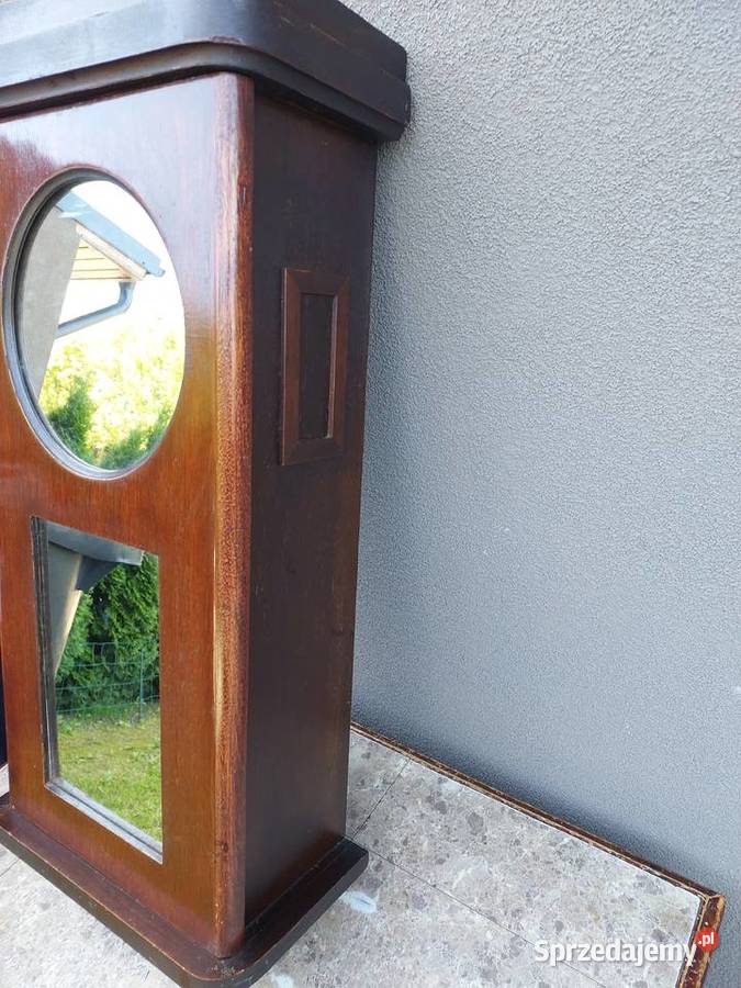 S164 Skrzynia obudowa starego zegara szafka