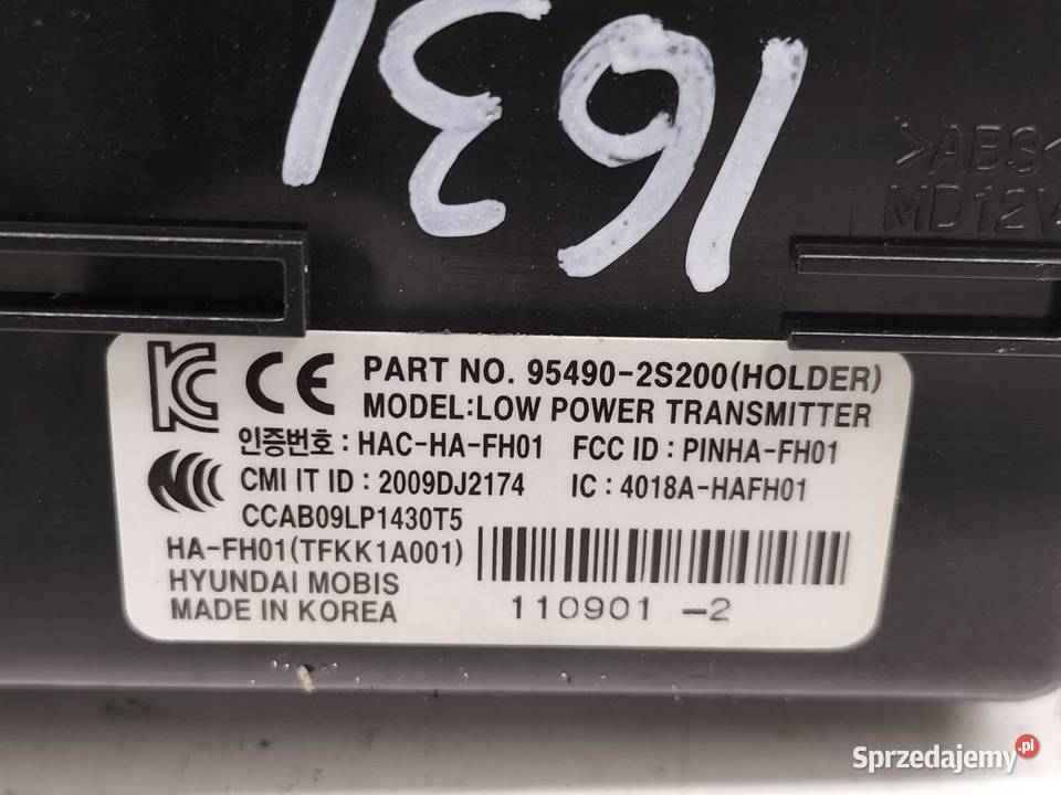 STACYJKA 954902S200 Hyundai ix35 I 2009