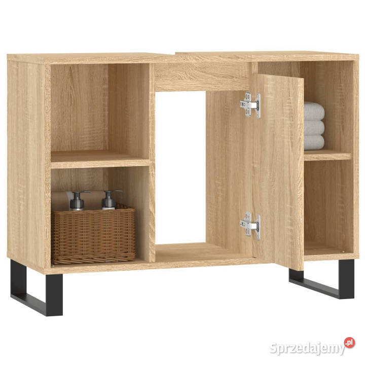 Szafka łazienkowa dąb sonoma 80x33x60 WM831639