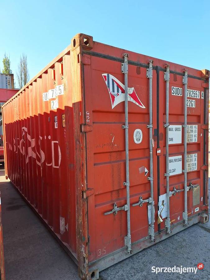 Kontener morski magazynowy 20DV 6 metrowy Krosno Odrzańskie