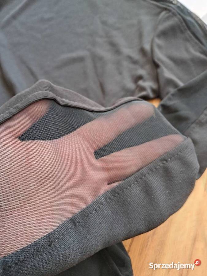 nowa czarna bluzeczka z siateczką rozmiar S brak czarny Bluzki i koszule Sandomierz