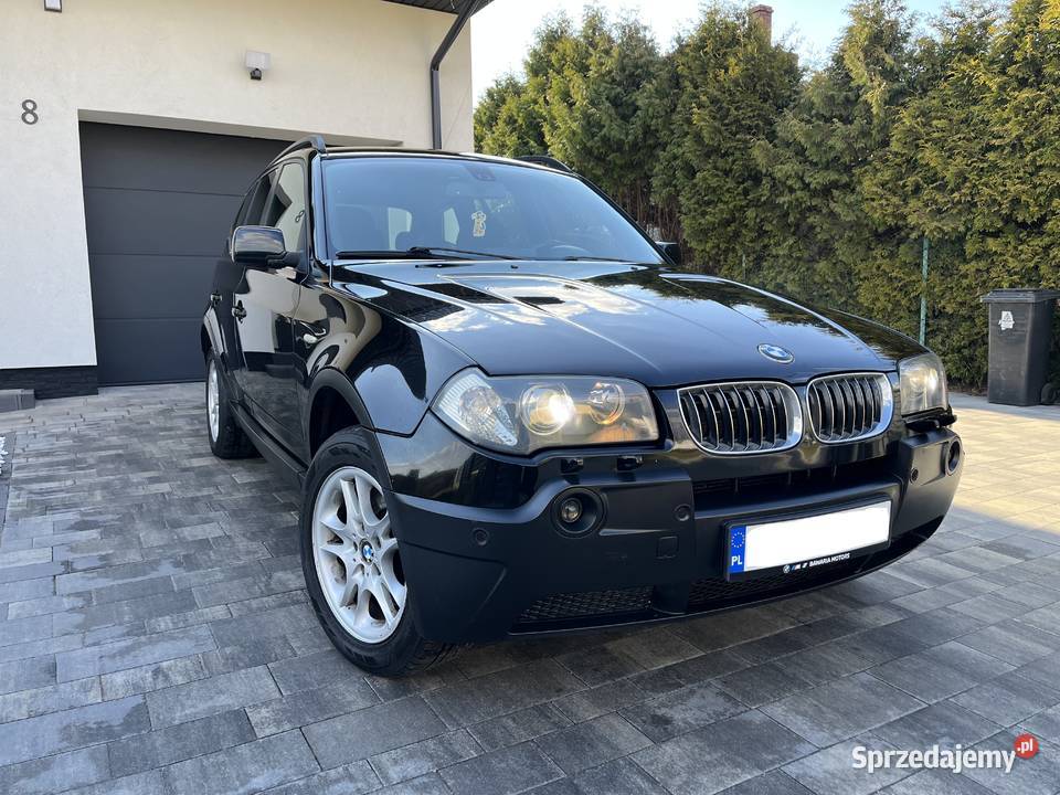 BMW X3 30D Automat 2005r Czarna Zadbana diesel Toruń